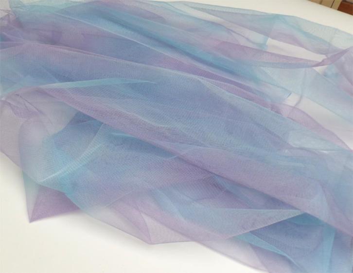 3 meter tule zacht regenboog - meermin, Hobby en Vrije tijd, Stoffen en Lappen, Nieuw, Polyester, 120 cm of meer, 200 cm of meer