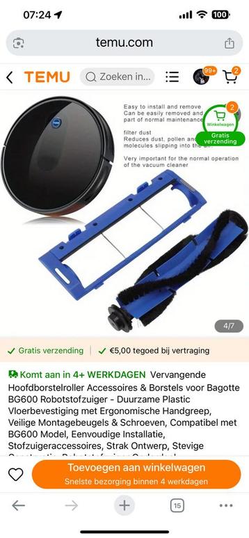 Borstel robot stofzuiger beschikbaar voor biedingen