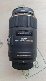 Sigma 105mm F/2.8 EX DG Macro OS HSM Nikon, Audio, Tv en Foto, Fotografie | Lenzen en Objectieven, Ophalen of Verzenden, Macrolens