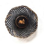 antieke Franse gevlochten porseleinen schaal, Antiek en Kunst, Antiek | Schalen, Ophalen of Verzenden