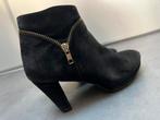Zwarte Marla Comfort suède enkel laarsjes sier rits maat 37, Zwart, Lage of Enkellaarzen, Ophalen of Verzenden, Marla Comfort