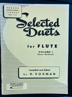 Bladmuziek Selected Duets 1 I Voxman flute fluit, Muziek en Instrumenten, Bladmuziek, Ophalen of Verzenden, Zo goed als nieuw