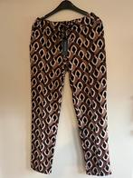 Pescara broek met patroon, Bruin, Maat 42/44 (L), Pescara, Nieuw
