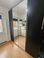 Te koop: 2 ikea pax kasten met 4 mat zwarte deuren, Ophalen, 200 cm of meer, 50 tot 100 cm, Zo goed als nieuw