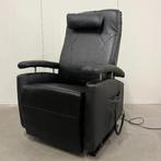Sta op stoel kleur zwart leder (extra breed) | Fitform