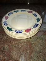 Boerenbont Borden Set, Gebruikt, Ophalen of Verzenden, Bord(en), Aardewerk