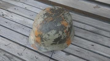 WW2 German Helm M40 Medic (wintercamo) Operatie Weserübung beschikbaar voor biedingen