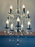 Elegante kroonluchter met kristallen details 3 x, Huis en Inrichting, Lampen | Kroonluchters, Ophalen of Verzenden, Zo goed als nieuw