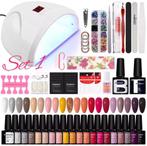 20 stuks Gellak Pakket met 36W uv led lamp. Nagels/Nail art., ., Nieuw, Ophalen of Verzenden, .