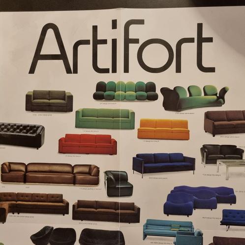 Originele Artifort Posters 1976 en uit 1975. Pierre Paulin, Huis en Inrichting, Woonaccessoires | Overige, Gebruikt, Ophalen