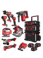 Milwaukee Gereedschapset met Accu's en Packout, Ophalen, Nieuw