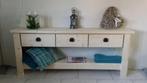 sidetable, 100 tot 150 cm, Nieuw, Ophalen of Verzenden, Overige houtsoorten