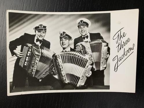 The three Jacksons handtekeningen gesigneerde promotie foto, Verzamelen, Muziek, Artiesten en Beroemdheden, Foto of Kaart, Gesigneerd