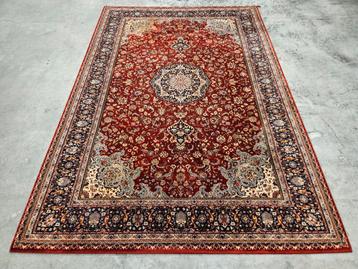 Vintage Perzisch wol vloerkleed medallion 200x295cm beschikbaar voor biedingen