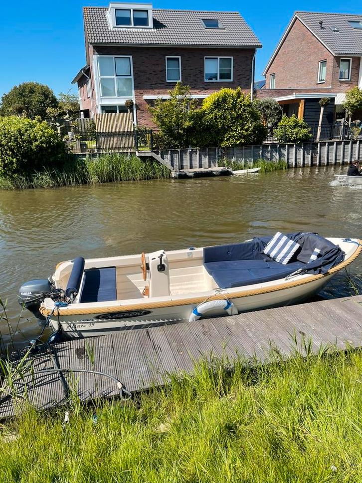 Crescent allure 15, Watersport en Boten, Sloepen, Zo goed als nieuw, Tot 10 pk, 3 tot 6 meter, Buitenboordmotor, Benzine, Polyester