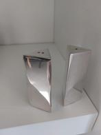 Art Deco Verzilverd Zout en Peper Stel, Ophalen of Verzenden