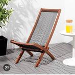 Ikea brommo houten klapstoel, ligstoel, Tuin en Terras, Ophalen, Gebruikt, Hout, Inklapbaar