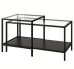 Ikea bijzettafels, Huis en Inrichting, Ophalen, Minder dan 45 cm, Gebruikt, Glas