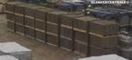 36,75m2 grijs betontegels 50x50x5cm terrastegels tuintegels, Gebruikt, Ophalen of Verzenden, 10 m² of meer, Van dit gebruikte product niet bekend