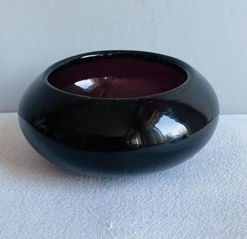 Verrerie Biot France schaal bubbel glas amethyst seventies beschikbaar voor biedingen