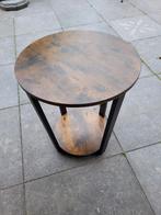 Mango Houten Bijzettafel - Rond, Minder dan 50 cm, Gebruikt, Rond, Minder dan 50 cm
