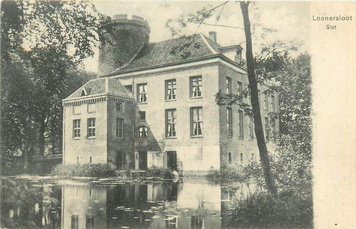 701091017 Loenersloot Slot, Verzamelen, Ansichtkaarten | Nederland, Utrecht, Voor 1920, Verzenden