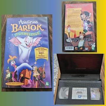 Anastasia's: 'Bartok de Geweldige' kinder film VHS+5 liedjes beschikbaar voor biedingen