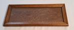 Antiek friese kerfsnede dienblaadje houtsnijwerk dienblad, Antiek en Kunst, Verzenden