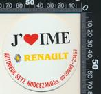Sticker: Autobedrijf Setz - Renault - Hoogezand, Verzamelen, Stickers, Auto of Motor, Ophalen of Verzenden, Zo goed als nieuw
