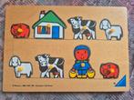 Dick Bruna houten puzzel vintage, Gebruikt, Ophalen of Verzenden, Van hout, Minder dan 10 stukjes
