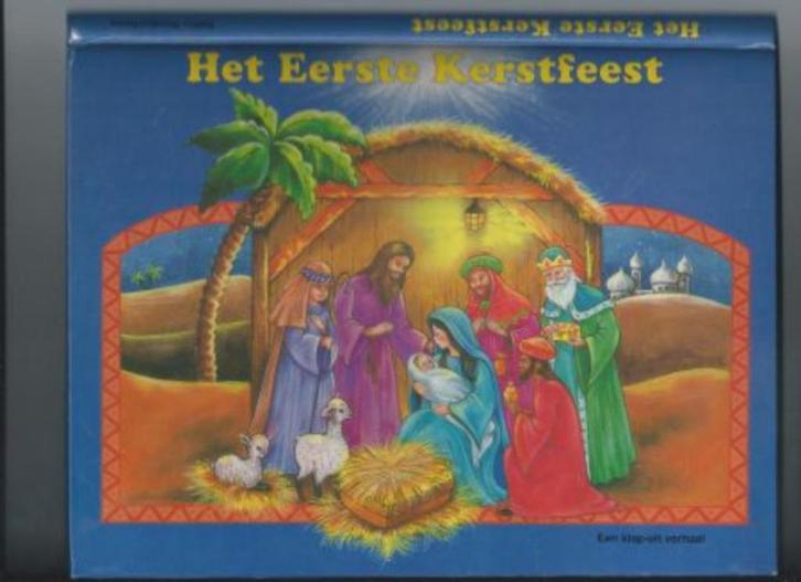 Pop-up boek: Het eerste kerstfeest, Boeken, Prentenboeken en Plaatjesalbums, Zo goed als nieuw, Prentenboek, Ophalen of Verzenden