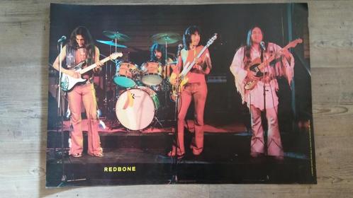 Redbone vintage band muziek poster RARE logo groep, Verzamelen, Muziek, Artiesten en Beroemdheden, Gebruikt, Poster, Artwork of Schilderij