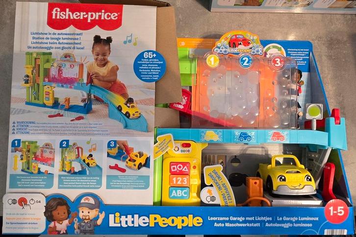 Fisher price Little people Leerzame garage met lichtjes., Kinderen en Baby's, Speelgoed | Vtech, Nieuw, 2 tot 4 jaar, Ophalen of Verzenden