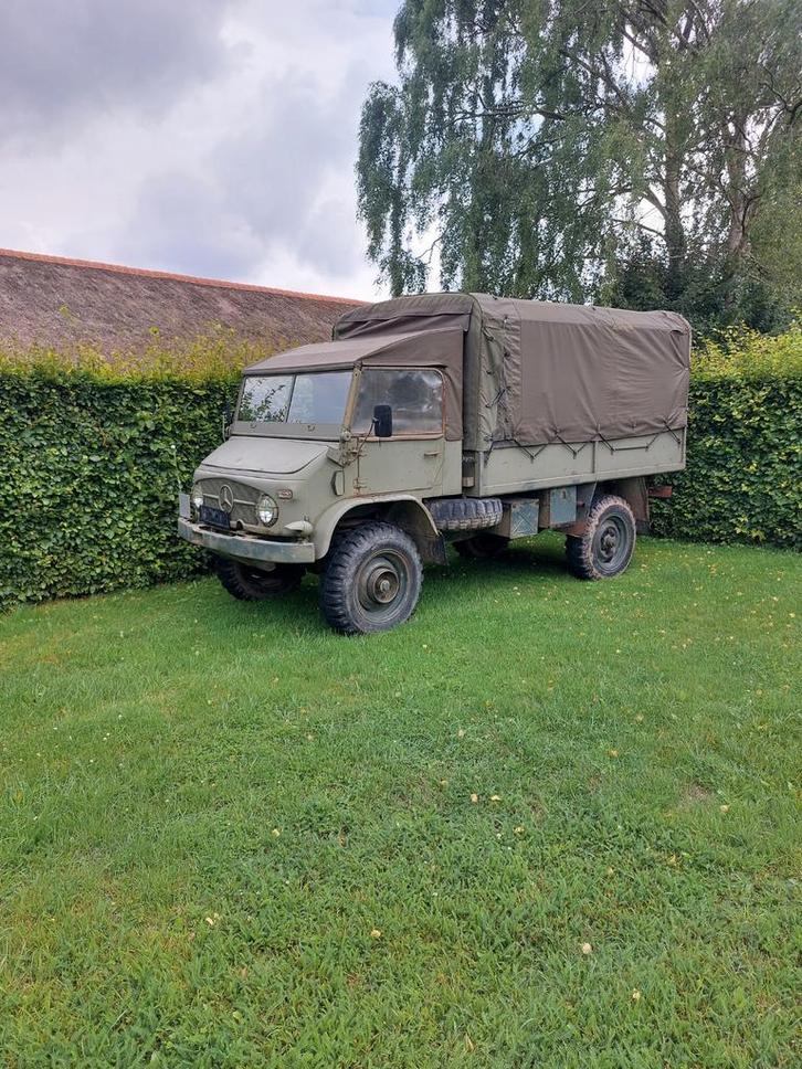 Unimog 404 1962 inruil auto trekker caravan oldtimer dodge, Auto's, Oldtimers, Particulier, Ophalen of Verzenden
