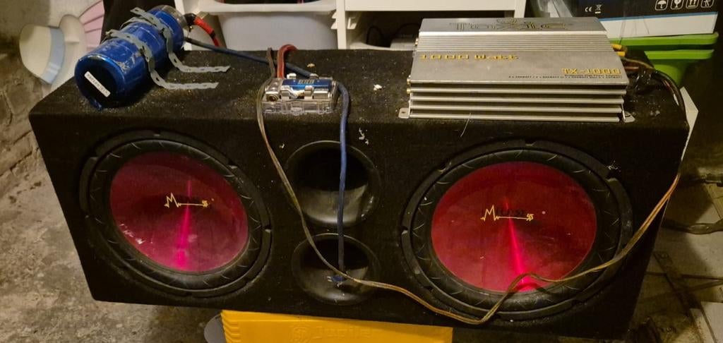 Baskist / Basbox, Auto diversen, Ophalen, Gebruikt