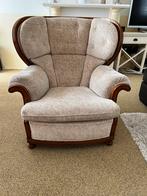 Relax fauteuil met notenhout. Bieden va 100,-, Huis en Inrichting, Fauteuils, Gebruikt, 50 tot 75 cm, Ophalen