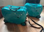 HEMA kinderkoffers - Beer, Sieraden, Tassen en Uiterlijk, Koffers, Gebruikt, Hard kunststof, Minder dan 50 cm, Minder dan 35 cm