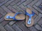 GRATIS VERZENDEN BLAUWE GIZEH BIRKENSTOCKS MT 37, Slippers, Birkenstock Gizeh 37, Zo goed als nieuw, Verzenden