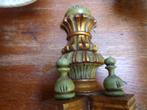 Mooi Venetiaans houten wandlampje met 2 lichtpunten, Antiek en Kunst, Antiek | Lampen, Ophalen of Verzenden