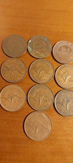 10 x 1 penny Australia verschillende jaren, Postzegels en Munten, Munten | Oceanië, Ophalen of Verzenden, Losse munt