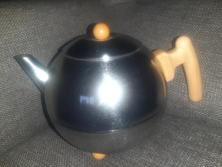 Bredemeijer Theepot Chrome, Huis en Inrichting, Keuken | Servies, Gebruikt, Overige typen, Overige stijlen, Overige materialen
