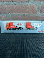 1:87 HERPA IVECO COMBINATIE TNT, Hobby en Vrije tijd, Modelauto's | 1:87, Ophalen of Verzenden, Zo goed als nieuw, Bus of Vrachtwagen