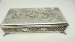 Verzilverde hele gave doos met Hollands Reliëf., Verzenden, Zo goed als nieuw, Overige typen