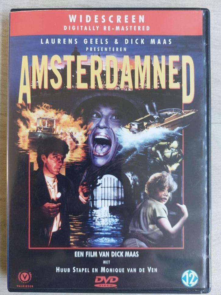 DVD Amsterdamned (1988) - Dick Maas, Cd's en Dvd's, Dvd's | Nederlandstalig, Zo goed als nieuw, Vanaf 16 jaar, Ophalen