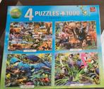 4x Natuur dieren puzzel 1000 stukjes, Ophalen of Verzenden, Nieuw