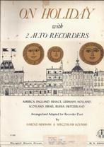 C333 bladmuziek on holiday -- voor 2 alt blokfluiten, Muziek en Instrumenten, Ophalen of Verzenden, Gebruikt, Les of Cursus, Klassiek