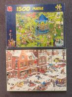 Jan van Haasteren puzzels 1500 stukjes, Ophalen, 500 t/m 1500 stukjes, Gebruikt, Legpuzzel