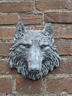 Wolf wanddecoratie betonnen beeld tuinbeeld beton, Ophalen of Verzenden, Nieuw