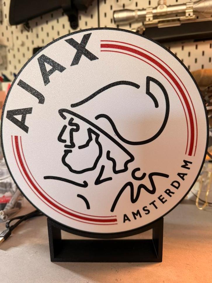 Ajax lightbox!, Huis en Inrichting, Woonaccessoires | Wanddecoraties, Ophalen of Verzenden