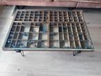 Salontafel van letterbak, Huis en Inrichting, Ophalen, Gebruikt, 50 tot 100 cm, 50 tot 75 cm